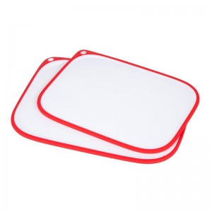 Monikokoinen luistamaton muoviset keittiönleikkuulaudat