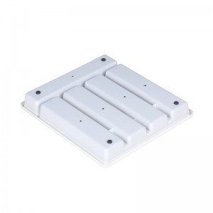 5 osastoa Muoviset ruokailuvälinealusta Hopeasäiliö