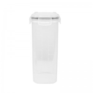 2 kappaletta 4 sivulukituskansi ilmatiiviissä kuivissa viljoissa käytettävien elintarvikkeiden säilytysastiasarja