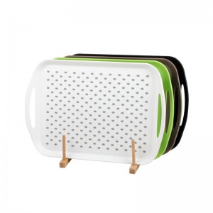 PP-muovi suorakulmion mustaruokarasian tarjoilu