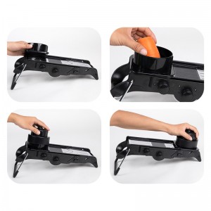 Säädettävä mandoliinijauhe Spiralizer-vihannesleikkurilla keittiöön