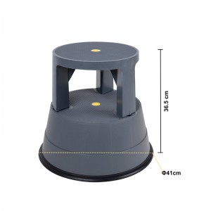 Muovi, pyöreä, yhden irrotettavan astinjakkara kotiin, keittiöön ja kylpyhuoneeseen