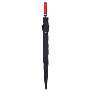 2019 suurikokoinen tuulenpitävä ulkoiluurheilu mukautettu painatus Lasikuitukehys Golf-sateenvarjo