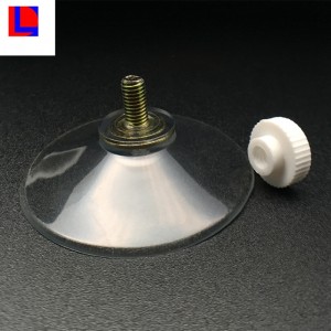 PVC-kylpyhuone läpinäkyvä imukuppi, tikkari