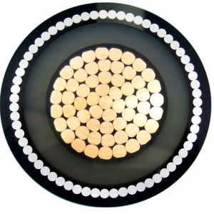 XLPE-eristys SWA 240mm2 Mv virtajohto 11KV kuparijohdin