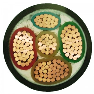 5-ytinen 0,6 / 1 kV LV-virtajohto 5x16mm2 5x25mm2 5x95mm2 5x120mm2