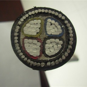 Sähkövoimainen Xlpe-alumiininen panssaroitu kaapeli / 4-ydininen panssaroitu kaapeli