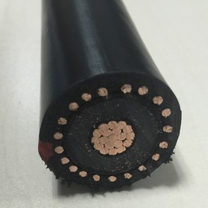 22 kv Xlpe Al / Cu -ydin XLPE -eristetty virtajohto keskittyvällä johtimella