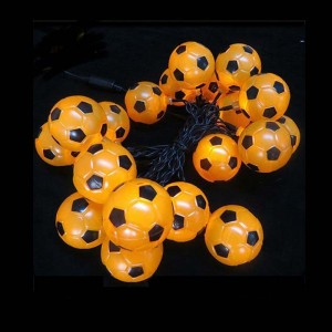 Jalkapallo-LED-pallo merkkivalot koristeet jouluksi / lomalle