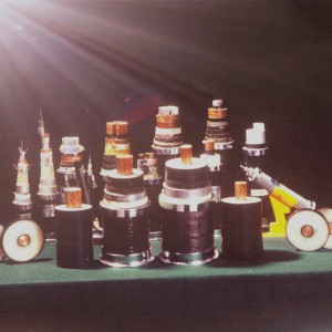 Vedenpitävä tasajohto 300 mm: n yksijohtiminen kaapeli Erittäin korkeajännitteinen kuparikaapeli 220KV