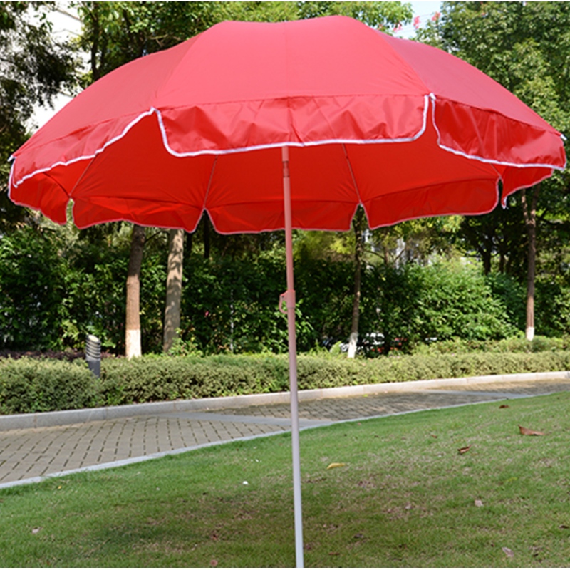 Polyesterikankaasta kevyt, joustava ulkokäyttöön tarkoitettu aurinkovarjo