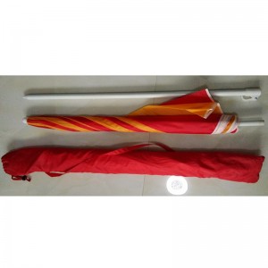 Polyesterikankaasta kevyt, joustava ulkokäyttöön tarkoitettu aurinkovarjo