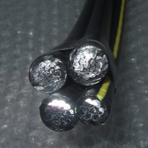 4x16mm ABC 4core -antennipaketti Xlpe-alumiinikaapeli / alumiininen nelikulmiokaapeli