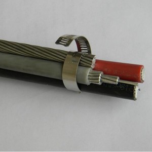 Yläpuolella 600 V: n Triplex-palvelupudotuskaapeli 2AWG 4AWG 2 / 0AWG 4 / 0AWG 350MCM