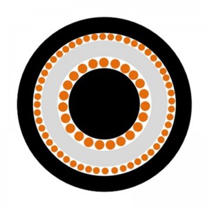 VFD-kaapeli KOAKSIAALIVALONSUOJELU Kumikaapeli