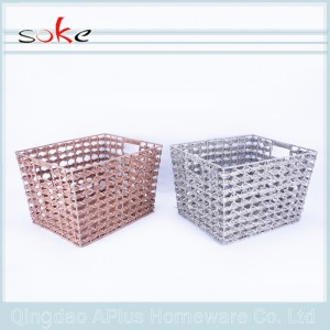 Kuuma myynti rottinki käsintehty kudottu säilytyskori