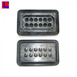 Räätälöity punainen silikonikumitiiviste sähköiseen käyttöön