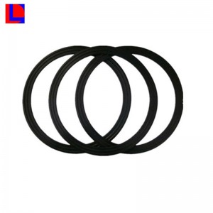 korkealaatuinen keltainen silikonikumi ohut litteä aluslevy