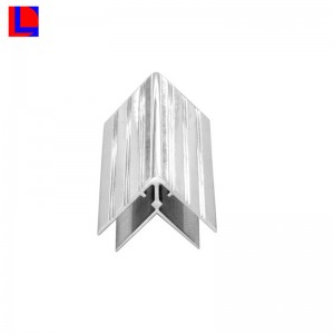 6063 T5 räätälöityjä muotoja alumiini puristettu