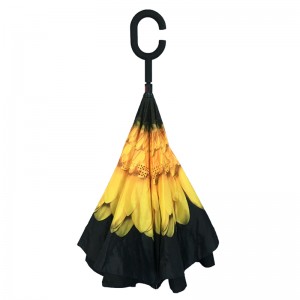 Pieni määrä OEM-tilauspalvelua ylösalaisin käännetty sateenvarjo