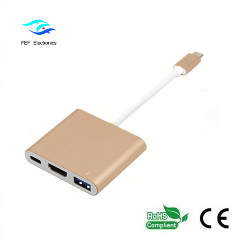 USB 3.1 type-c HDM1 + ​​USB 3.0 + PD