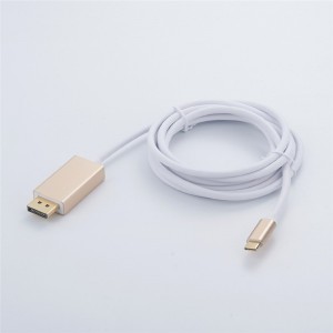 USB TYP-C - Mini Displayport urosmuunnin ABS-kuori: FEF-USBIC-014