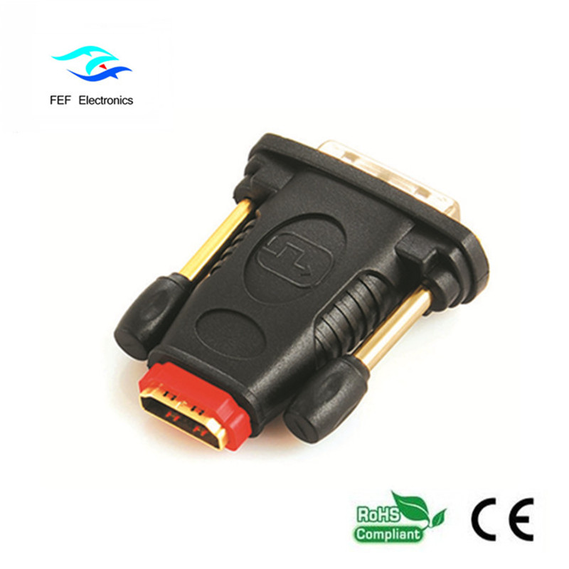 HDMI naaras-DVI 24 + 1 urossovitin uros-naaras-muunnin koodi: FEF-HD-006