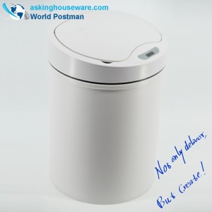 AKbrand-automaattinen induktiivinen pölysäiliö laturilla, harmaa, 15 litraa