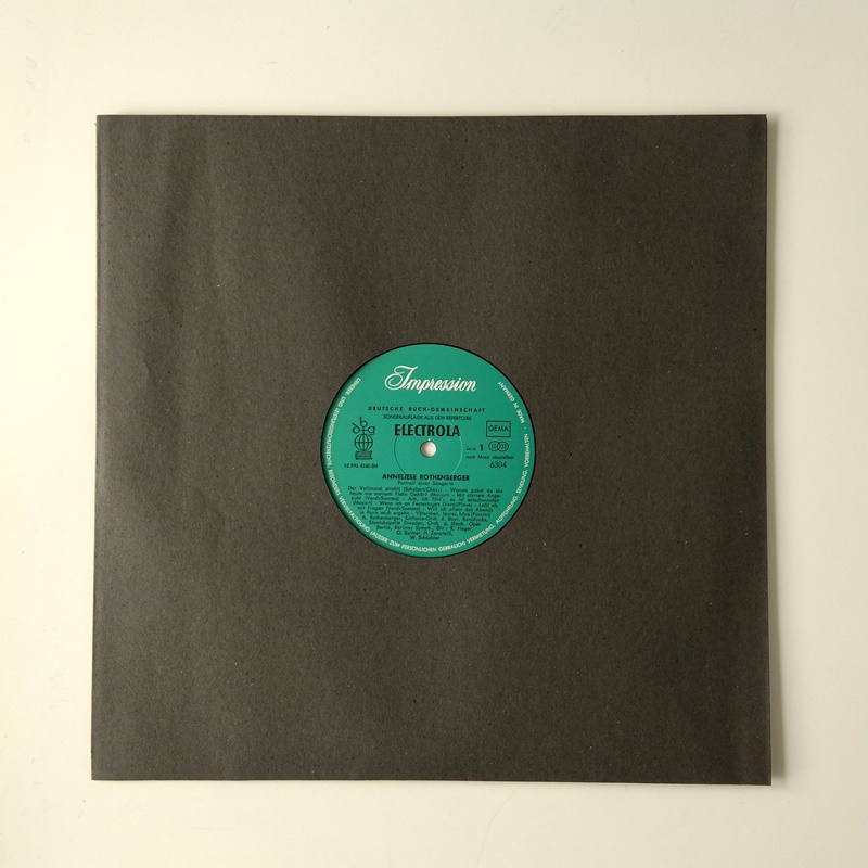 33RPM mustan paperin vinyyli-LP-levyjen tallennuksen sisähihojen suojukset