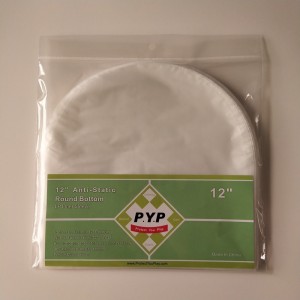12 antistaattista pyöreää alaosaa, LP-vinyyli sisähiha