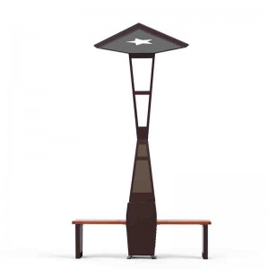 Aurinkoenergialla toimivat LED-ulkovalaisimet älykkäillä latauspuhelimilla ja -tableteilla