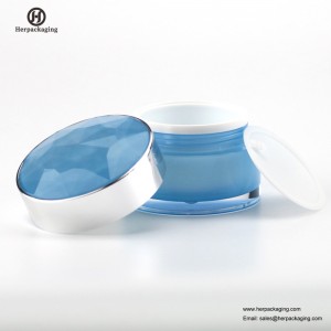 HXL212C pyöreä tyhjä kosmeettinen purkki, kaksinkertainen seinäsäiliö, ihonhoitotuppi