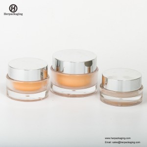 HXL213A ylellinen pyöreä tyhjä akryylisäiliö