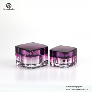 HXL215 pyöreä tyhjä kosmeettinen purkki, kaksinkertainen seinäsäiliö, ihonhoitotakki