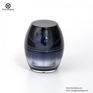 HXL232 pyöreä tyhjä kosmeettinen purkki, kaksinkertainen seinäsäiliö, ihonhoitotakki