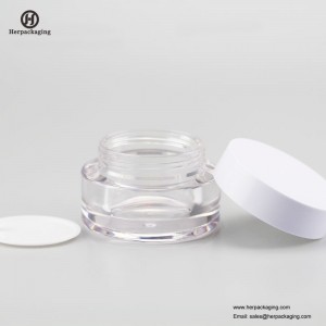 HXL237A ylellinen pyöreä tyhjä akryylisäiliö