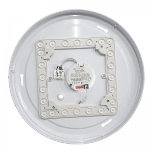 Automaattisesti himmennettävä mikroaaltotunnistimen kattovalaisin Kiinan toimittajat Hold-time päivänvalon havaitseminen pyöreä kattovalaisin