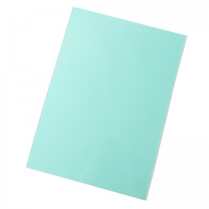 Värikäs, kierretty PP-arkki paperitavarat ja pakkaukset