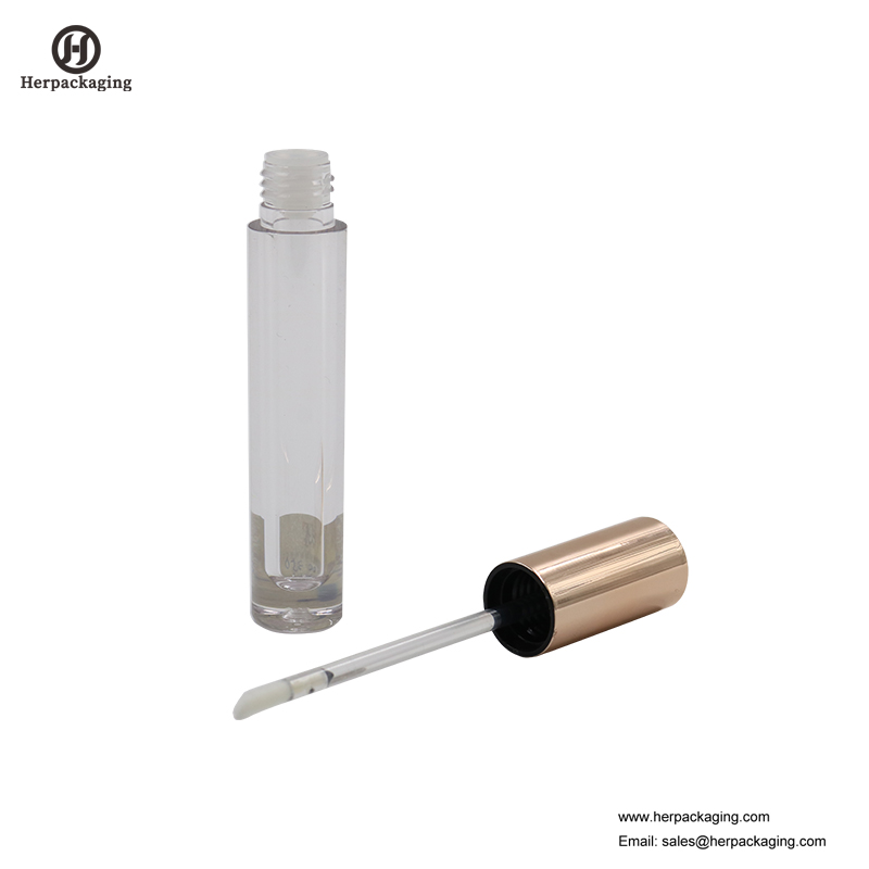 HCL304 kirkas muovi Tyhjät huulikiiltoputket värikosmetiikkatuotteille parvisivat huulikiiltoaineet