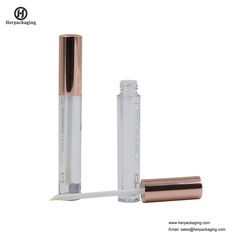 HCL304 kirkas muovi Tyhjät huulikiiltoputket värikosmetiikkatuotteille parvisivat huulikiiltoaineet