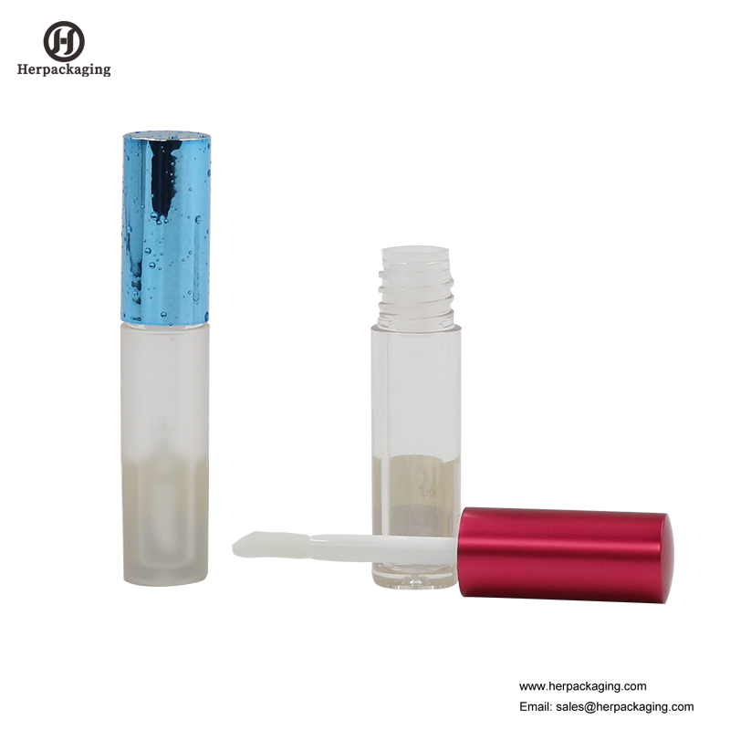 HCL307 kirkas muovi Tyhjät huulikiiltoputket värikosmetiikkatuotteille parvisivat huulikiiltoaineet