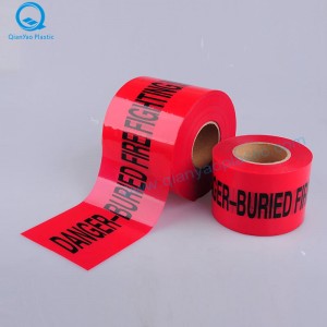 GAS-maanalainen varoitusnauha; SÄHKÖINEN Maanalainen varoitusnauha; FIRE-maanalainen varoitusnauha