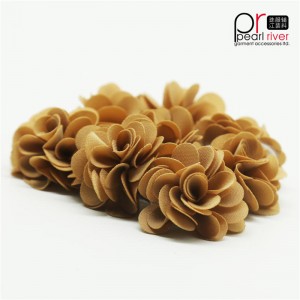 Korkealaatuinen khaki-kangaskukka