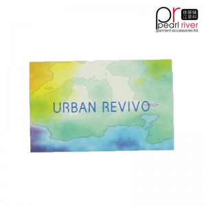 muoti värikäs suuri numero roikkuva tarra