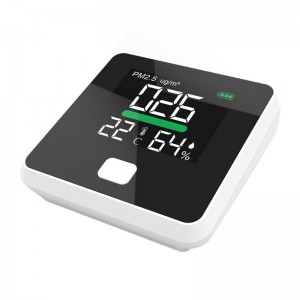 Kosteuden PM2.5-ilmaisin DM103B Kannettava, kannettava ilmanlaadun valvonnan lämpötilalaitteiden USB-liitäntä