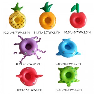 Erilaisia ​​\u0026 suosittuja puhallettavia juomapidikkeitä / juomaveneitä / kuppipidikkeitä