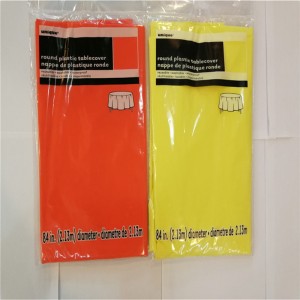 54x108 PVC-kertakäyttöinen juhlapöytä, yksivärinen, neliön muotoinen ja pyöreä muotoinen kodinsisustuspöytä