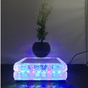 led-valo kristallimagneetti levitating kelluva ilma bonsai lampi istutuskone PA-0717