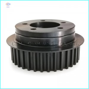 Pieni hihnapyörä ja vyö sähköiseen rullalautailuun