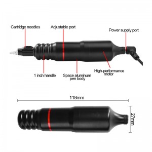 Meikkitatuointikonekynä Pysyvä meikkihuulten kulmakarvojen silmänympäryspistoke Mikrojohdutus Vahva voima tatuointineulojen virransyöttöön